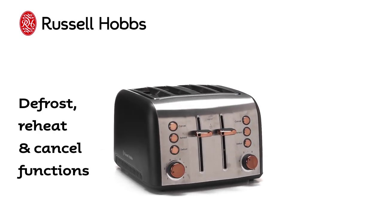 Russell Hobbs Brooklyn 4 Slice Toaster Copper RHT94COP Review by