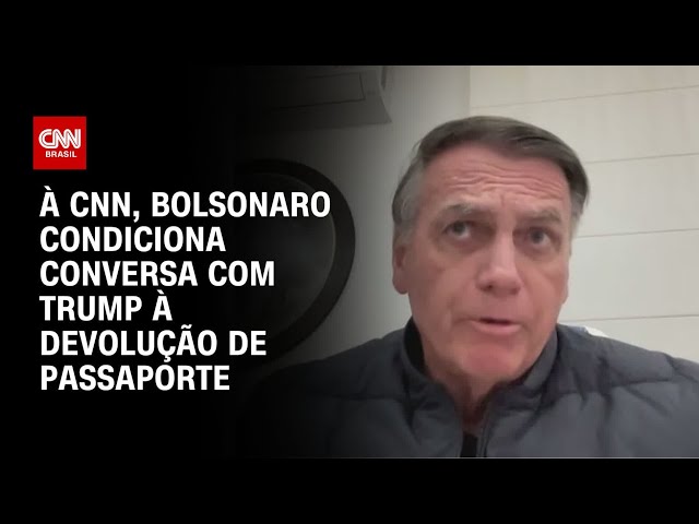 Jair Bolsonaro à CNN: Se me derem o passaporte, converso com Trump | CNN ARENA