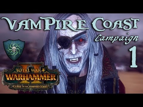 LUTHOR THE MAD! Total War: Warhammer 2 - Vampire Coast Campaign - Luthor Harkon #1