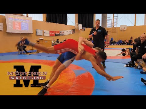 Wrestling Munich Kids Open 2024 (U17) 60kg 1/2-FINAL | GR | HERRERA PEREZ vs. RIMPFL