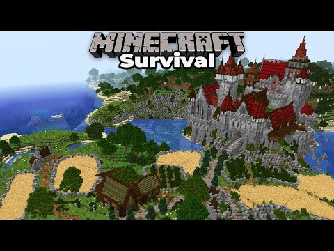 Minecraft 1.15 Survival : Transforming My FIRST Survival Castle : Let's Play