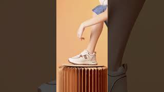 Giày thể thao nữ MWC NUTT-0780 Giày Thể Thao Nữ Phối Màu Thời Trang,Sneaker Da Phối Lưới Êm Chân