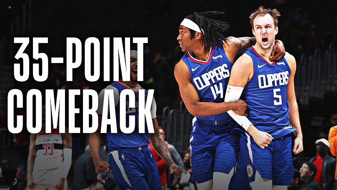 Clippers Historic 35-Point Come Back In Washington