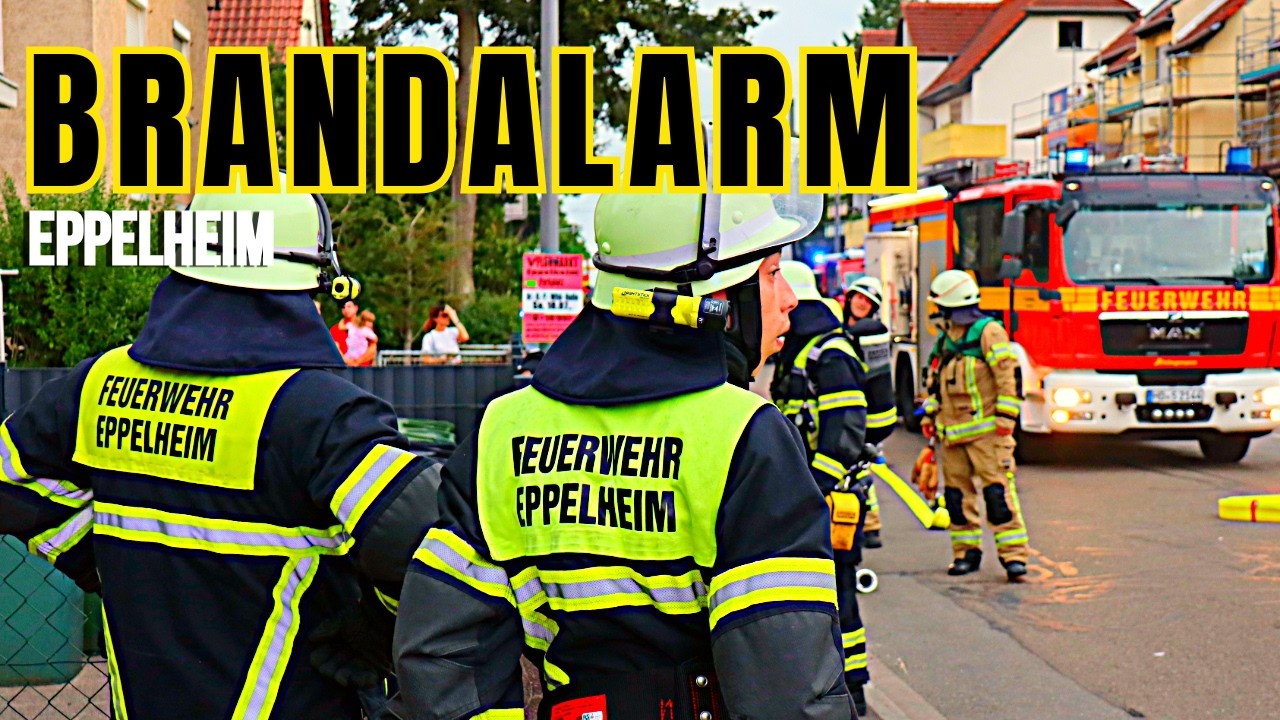 Großeinsatz wegen Rauchentwicklung in Eppelheim – Ursache schneller geklärt