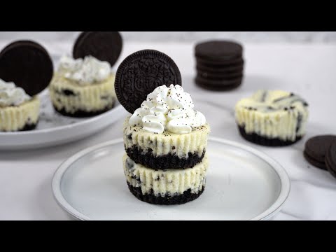 Easy Mini Oreo Cheesecake is a simple to make, full of creamy rich & everyone will love.
