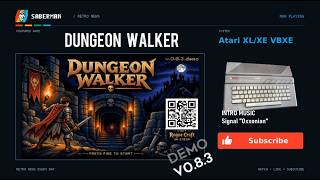 Atari XL/XE VBXE -=Dungeon Walker=- demo v0.8.3/🤖AI