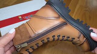 Ботинки Todler светло коричевые высокие 4555