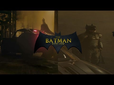 The Batman (2021) First look at Batmobile & Batsuit