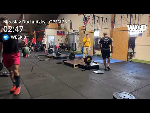 Miroslav Duchnitzky Crossfit Games Open 2023…23.3, Scaled version