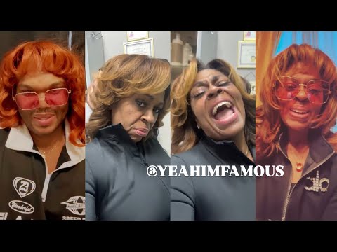 KIM BURRELL Responds To HATERS over her HAIR in Viral Birthday Video w/ Not Karlton on Instagram