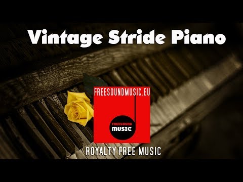 Ragtime Rudy - no copyright Stride Piano, royalty free fast solo piano rag