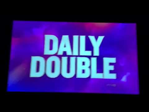 Jeopardy, Katie Needle Day 3 - 1st Daily Double found at the end 😂 (1/13/20)