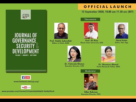 Official Launch: Journal of Governance Security & Development (JGSD)
