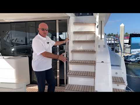 Schaefer Yachts 660 Fly Walkthrough Tour @ FLIBS 2021 with Captain Greg Marlo - YACHT Solutions Inc.
