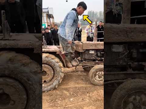 Crazy Tractor Power Test Goes Terribly Wrong! 😱🚜 #facts #shorts