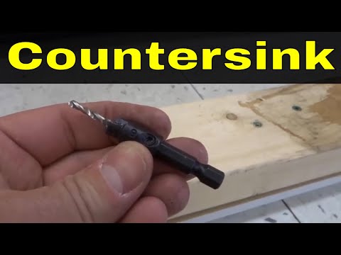 How To Use A Countersink Drill Bit-Full Tutorial