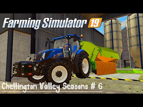 Big Wheat Harvest & Round Hay Bales ⭐Chellington Valley Seasons # 6⭐FS19 TimeLapse
