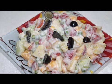 Iftaar Me Banaye Behtareen Russian Salad | How to make Russian Salad | By Yasmin Huma Khan Video