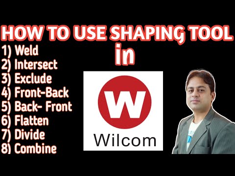 How To Use Shaping Tool In Wilcom 2006 | Amrish Virani | Wilcom2006 |