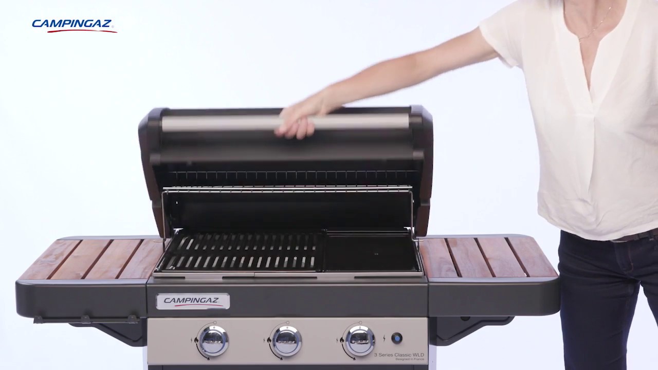 Barbecue Campingaz® 3 Series Classic WLD - BBQ 3 brûleurs avec tablettes en bois