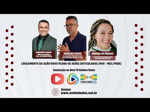 LIVE 252: LANÇAMENTO DA AÇÃO NOVO PLANO DE AÇÕES ARTICULADAS (PAR - MEC/FNDE)