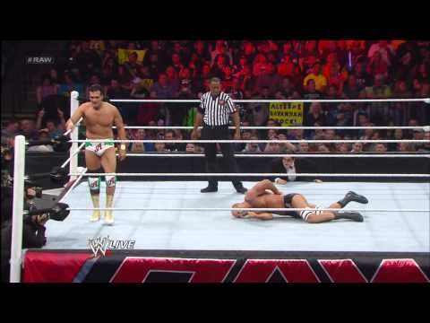 Alberto Del Rio vs. Antonio Cesaro: Raw, March 11, 2013