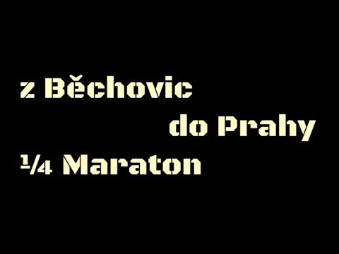 Běchovice - Praha (můj Běchovický ¼ Maraton) #bechovice #bechovicepraha #beh #1/4maraton
