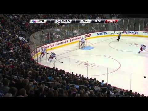 Winnipeg Jets vs New York Rangers Highlights 10/24/11