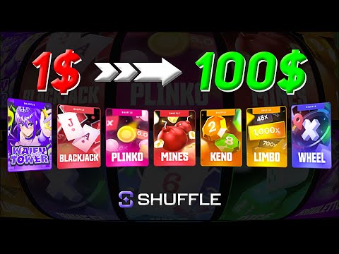 TURNING $1 INTO $100 On Shuffle in 1 Session! (SUCCESS)