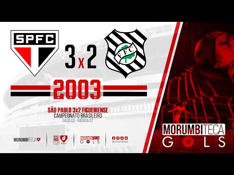 São Paulo 3x2 Figueirense - Brasileiro - Rodada 07 - 04/05/2003
