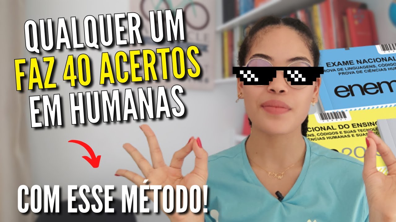 VÁ DE 0 A 40 ACERTOS EM CIÊNCIAS HUMANAS NO ENEM MUITO RÁPIDO: Método infalível!