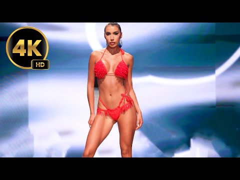 Giannina Azar Swimwear show 4K Video | Miami Swim Week. Art Hearts Fashion