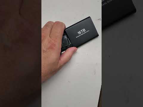 Fake 16TB external drive. Don't fall for none brand Drivers.