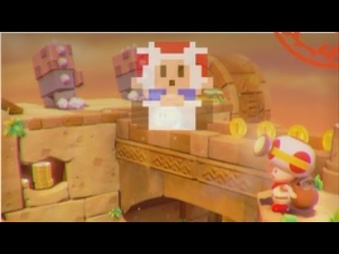 CAPTAIN TOAD: TREASURE TRACKER - FIND PIXEL TOAD! - 2 ~ WALLEYE TUMBLE TEMPLE - NO COMMENTARY