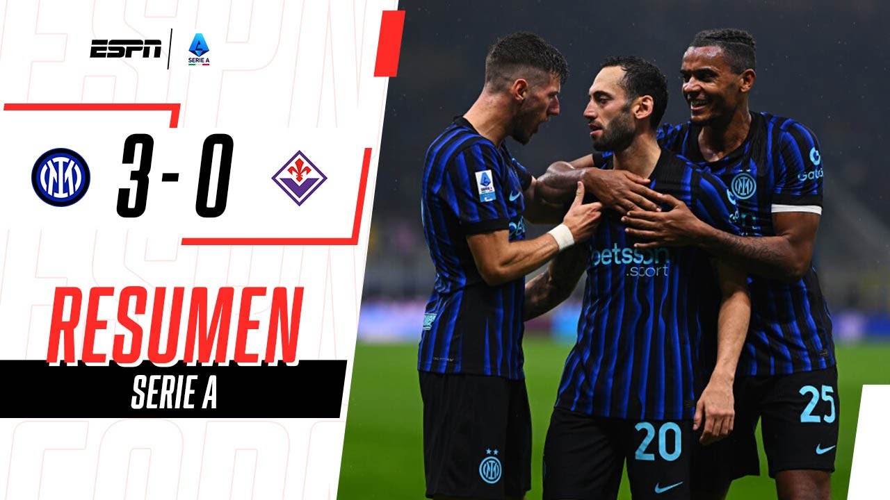 EL NERAZURRO GOLEÓ Y SE PUSO A TIRO DE LOS LÍDERES | Inter 3-0 Fiorentina | RESUMEN