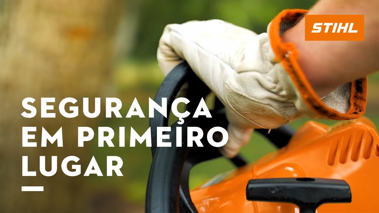 Como operar sua motosserra com segurança?