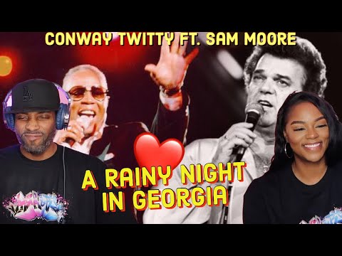 First Time Hearing Conway Twitty ft. Sam Moore "Rainy Night In Georgia" Reaction | Asia and BJ