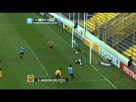 Gol Vuletich. Olimpo 1 - Belgrano 0. Fecha 8. Primera 2014.  FPT.