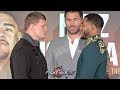 MICHAEL HUNTER VS ALEXANDER POVETKIN - FULL FACE OFF | RUIZ VS JOSHUA 2 UNDERCARD