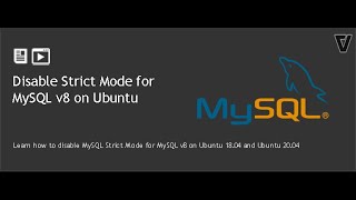 How to disable Strict Mode for MySQL v8 on Ubuntu