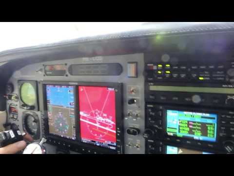 Approaching and Landing at Friedrichshafen (EDNY) to IFR Minimum