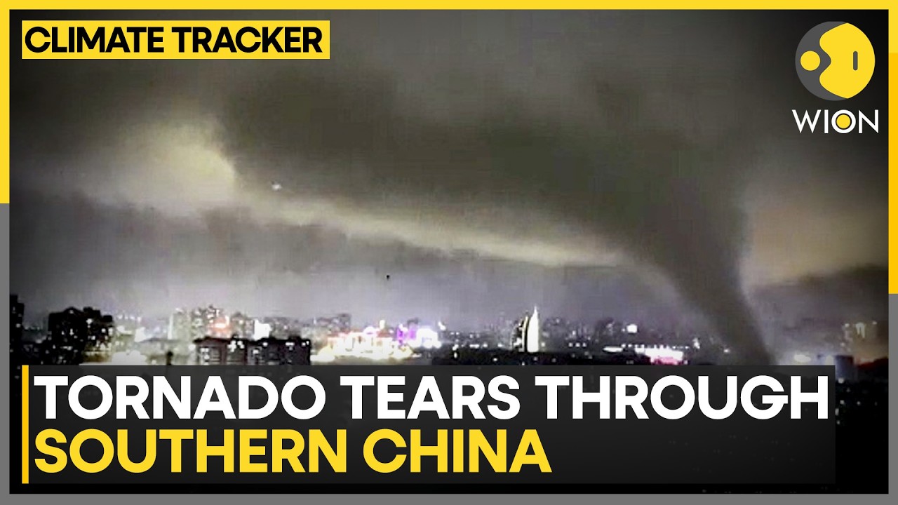 China Storm Captured in Dramatic Footage | WION Climate Tracker