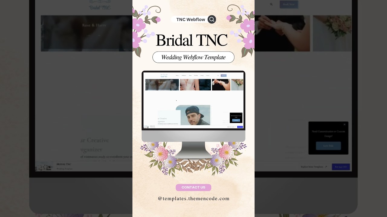 Bridal TNC - Wedding Webflow Template