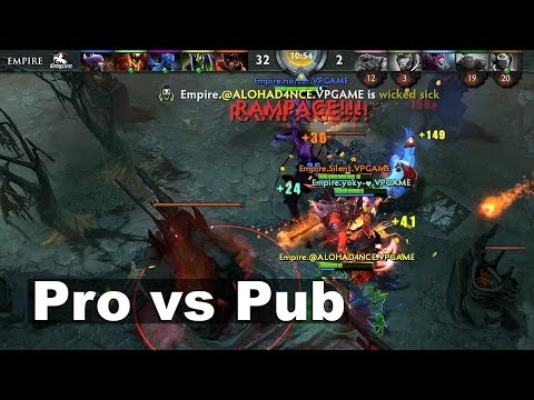 Pro vs Pub Teams Dota 2