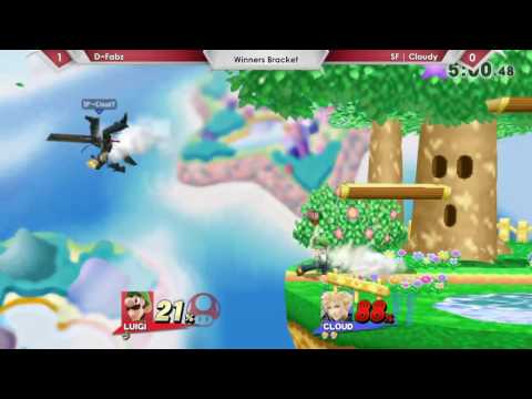 SP47 - D~Fabz (Luigi) Vs. SF | Cloudy (Sheik) Winners Bracket - Smash 4