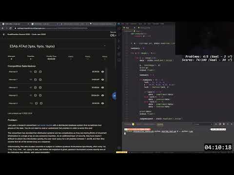 Google Code Jam 2020 Qualification Round #Part 3
