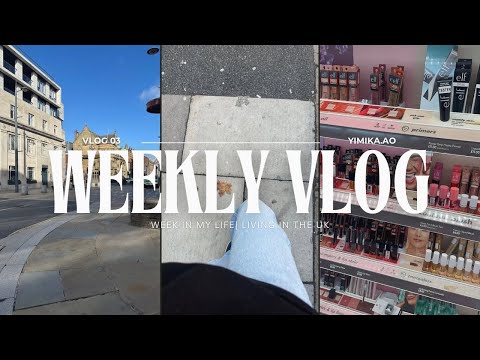 WEEKLY VLOG 03| Settling into uni| Appointment with the GP| Cooking| School| & Plenty Yap