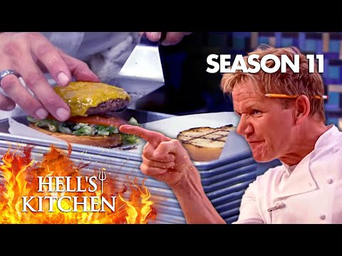 Gordon Ramsay eliminates "DOUCHEBAG" contestant | Hell's Kitchen S11E8