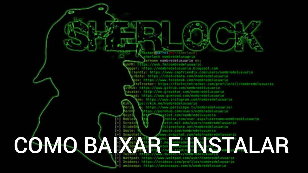 COMO BAIXAR E INSTALAR A FERRAMENTA SHERLOCK NO LINUX