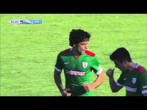 Gol de Etxeita (0-1) en el UD Almería - Athletic Club - HD